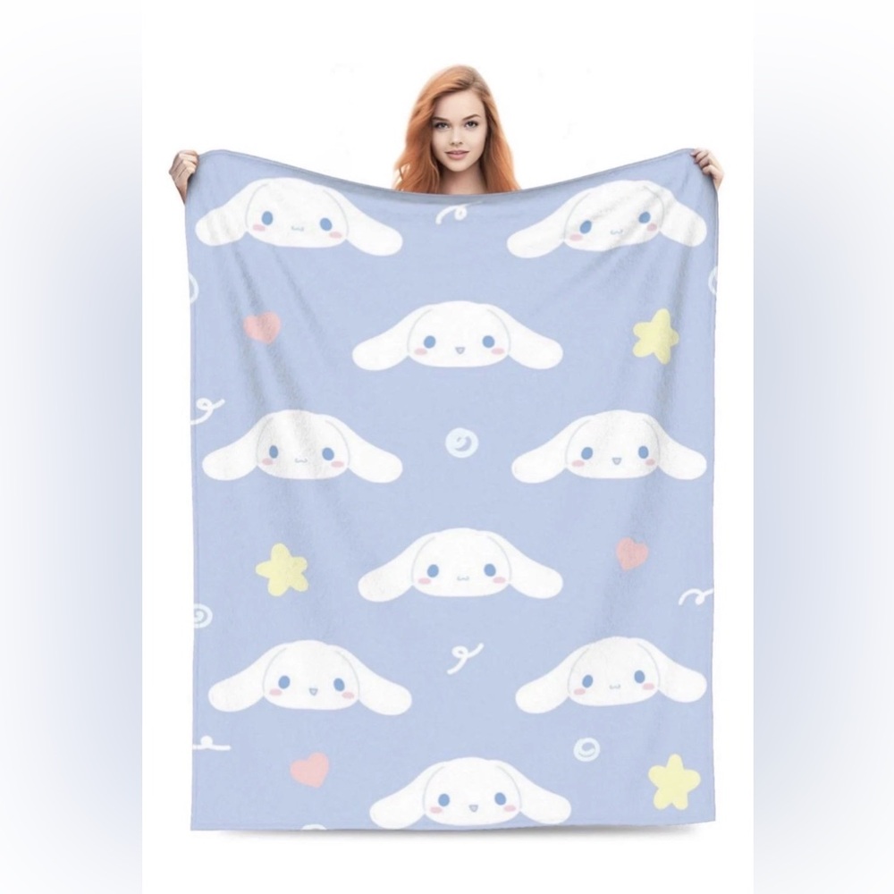 Cinnamoroll Fleece Blanket
Super Soft Lightweight Blanket
50” X 40”
NEW